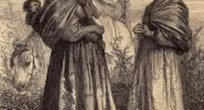 Theophille Schuller, familie de tigani, gravura
